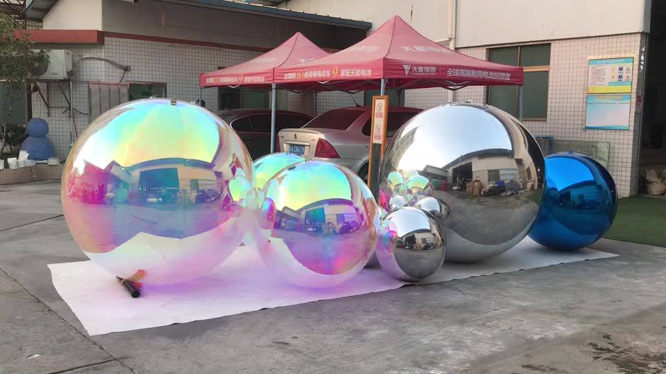 Hanging Colorful Inflatable Christmas Ornaments Ball,Inflatable Pvc