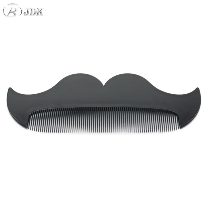 Jdk Mustache Shape Plastic Beard Comb For Beard Grooming Buy Personalized Combs,Plastic Comb
