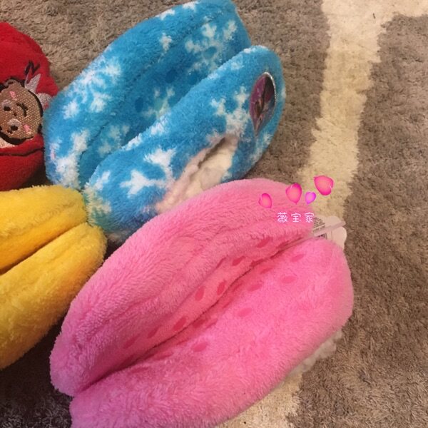 Pantoufles enfants en suède pour hiver - Ref 1028591 Image 19