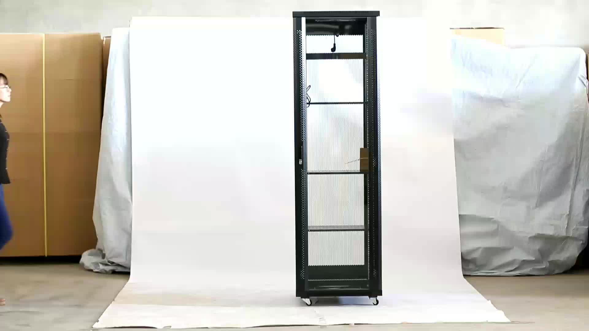 Network Frame Electronic Lock 42u 45u 48u 800*1000 Server Rack