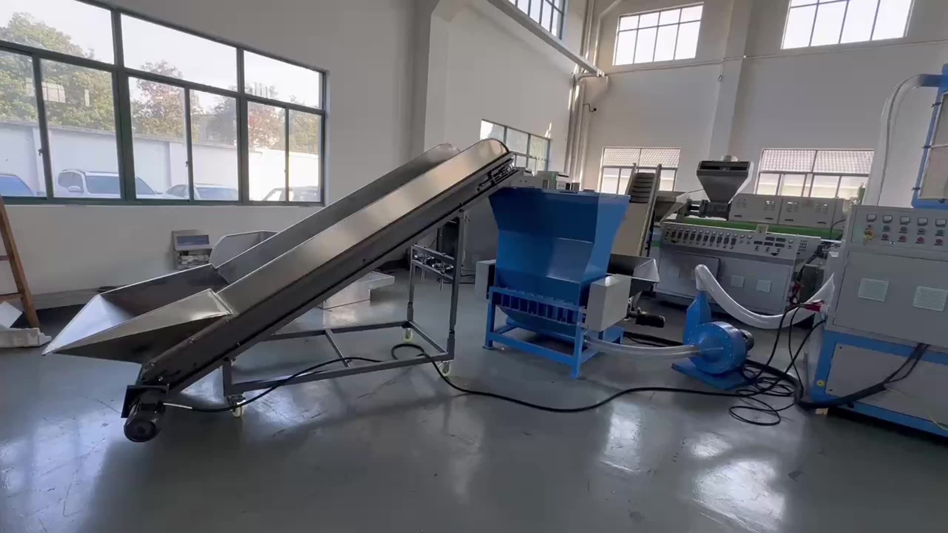 50150kg Foam Eps Xps Densifier Granules Plastic Material Recycling