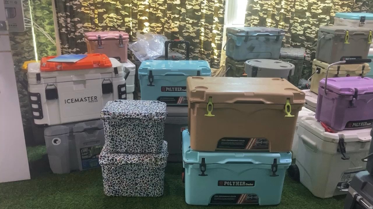 50 Quart Camping Cooler Box 5day Ice Retention Portable Rotomolded