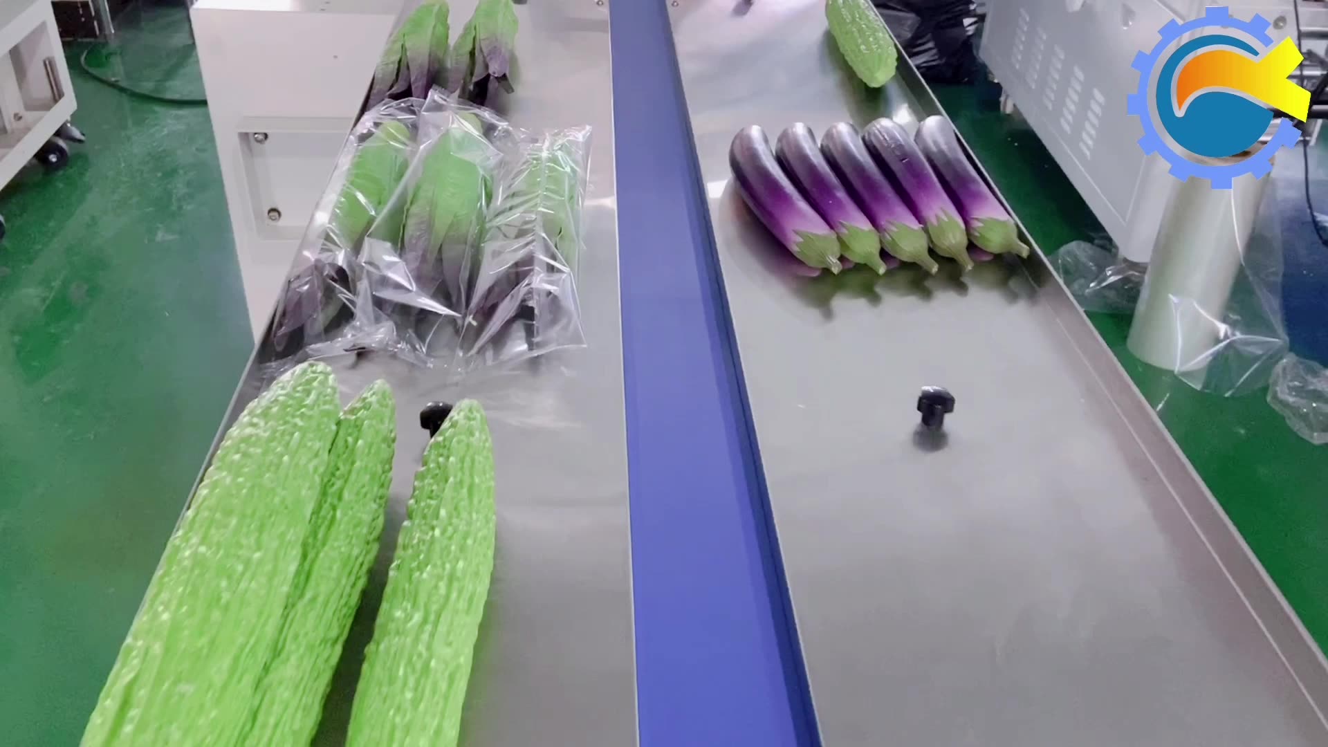 Three Servo Motor Vegetable Packaging Equipment For Cabbage Buy