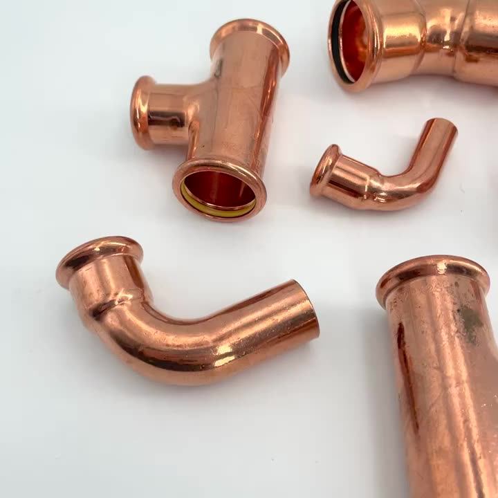 Copper 90 Degree Elbow En1057 Copper Press Fitting Mprofile Reducer