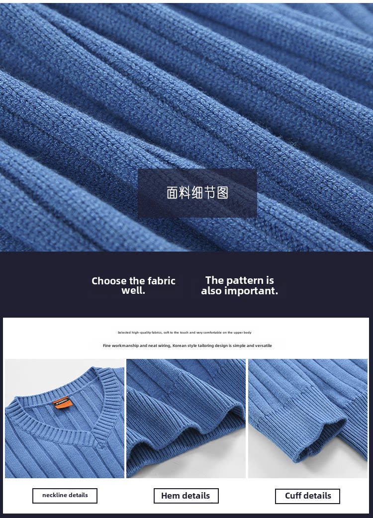 Мужской демисезонный трикотажный модный свитер, увеличенная толщина, свободный крой, стиль MRCYC 