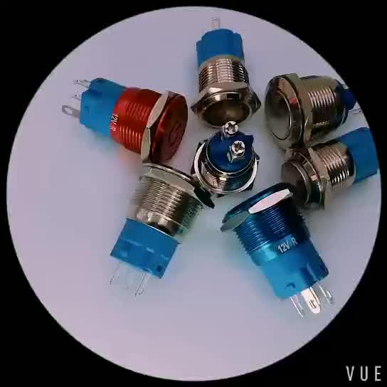 30mm 12 Vot Rgb Led Momentary Stainless Steel Push Button Switch Buy