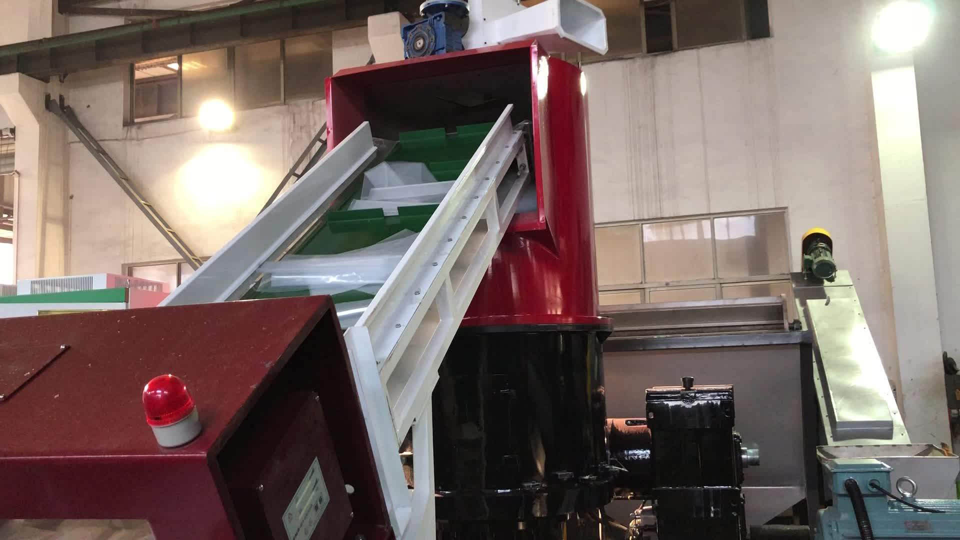 recycled plastic granulation machine/plastic granulating line/waste