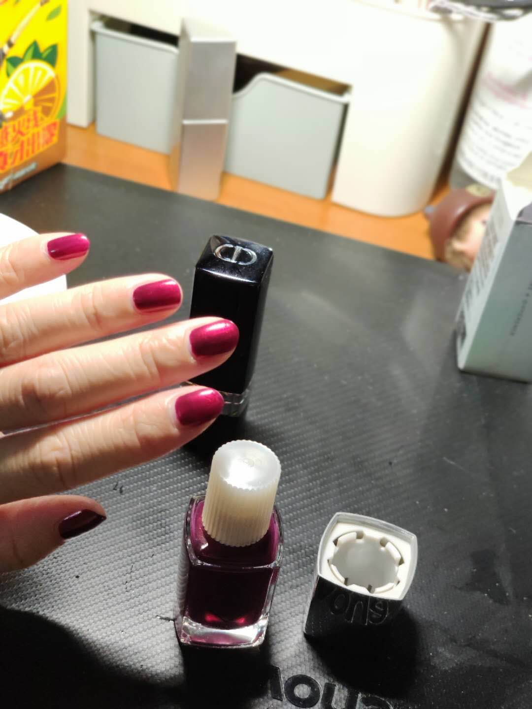 安全可剥指甲油快干酒红性价比真高，真实上手体验,第5张
