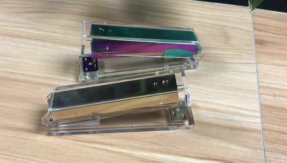 Office Accessories Book Binding Multi-color Perspex Stapler Without