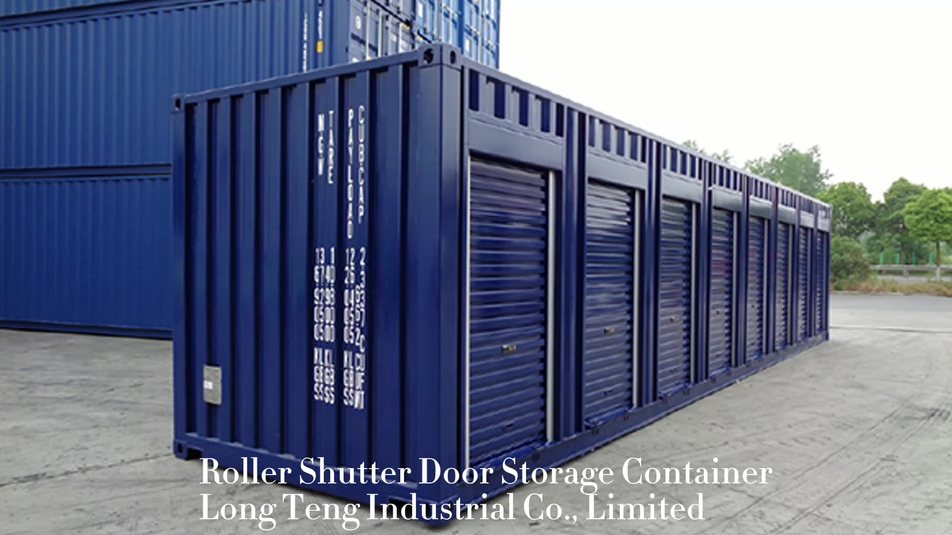 Multi Shutter Door 20ft Portable Storage 40ft Roller Up Shipping