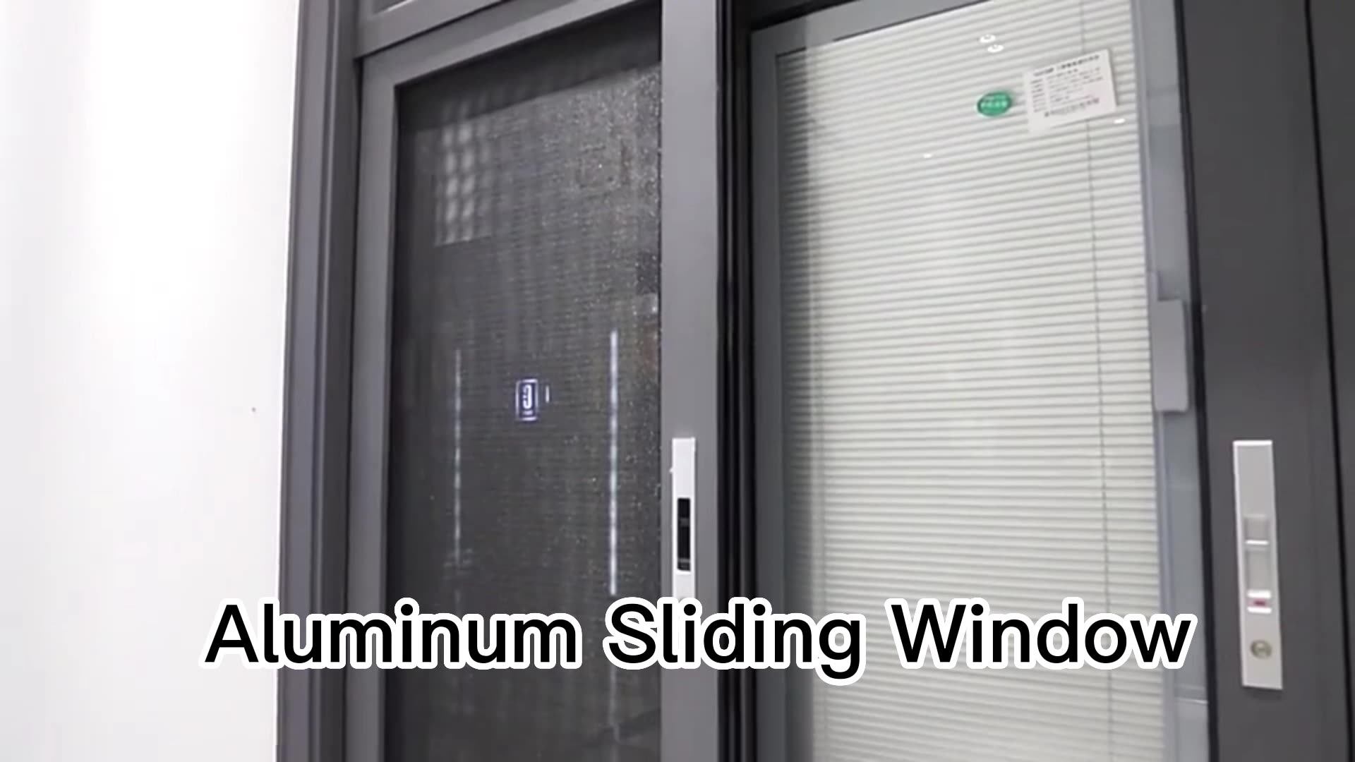 Aluminium Bulletproof Sliding Glass Window Supplier Factory Direct Sale