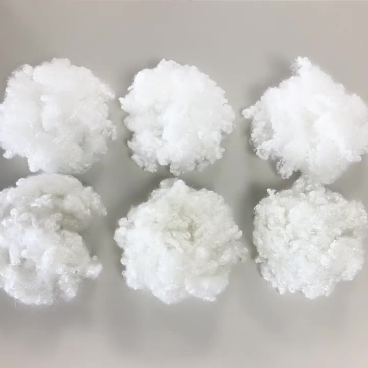 3d 7d 15d 51mm Hollow Conjugated Siliconized Polyester Fiber For
