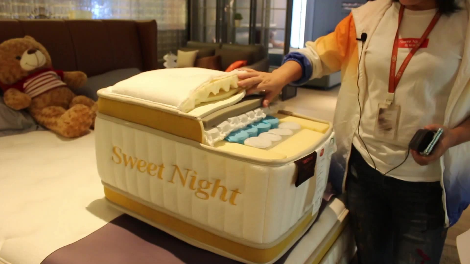 Single Orthopedic Hospital Bed Fold Unit Roll Up Vacuum Compress Spring