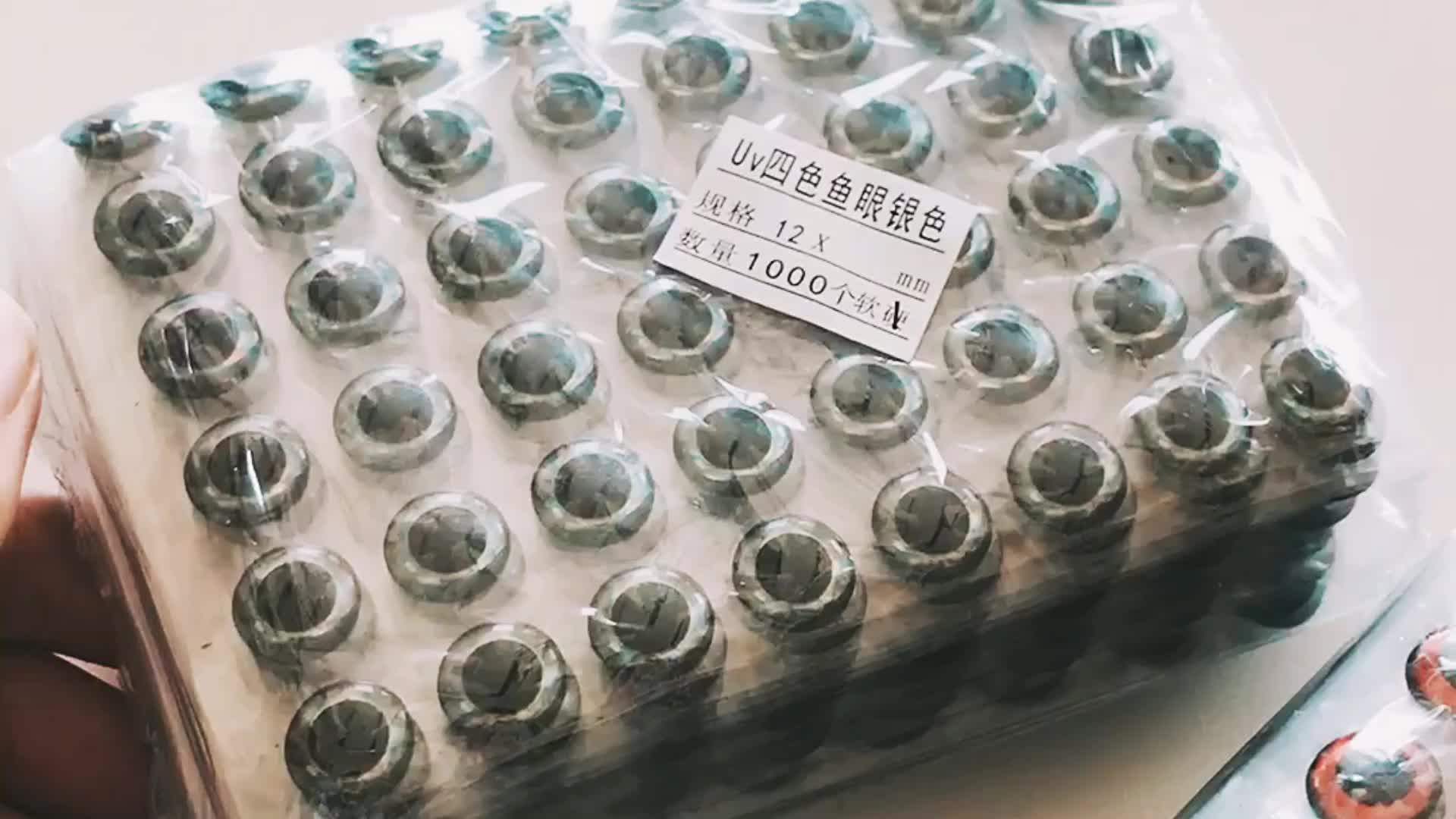 Wholesale 3d Fishing Eyes For Fishing Lures,With Black Pupil Plastic