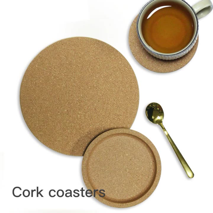Factory Outlet Sublimation Coasters Blank With Cork Back Mdf Wholesale