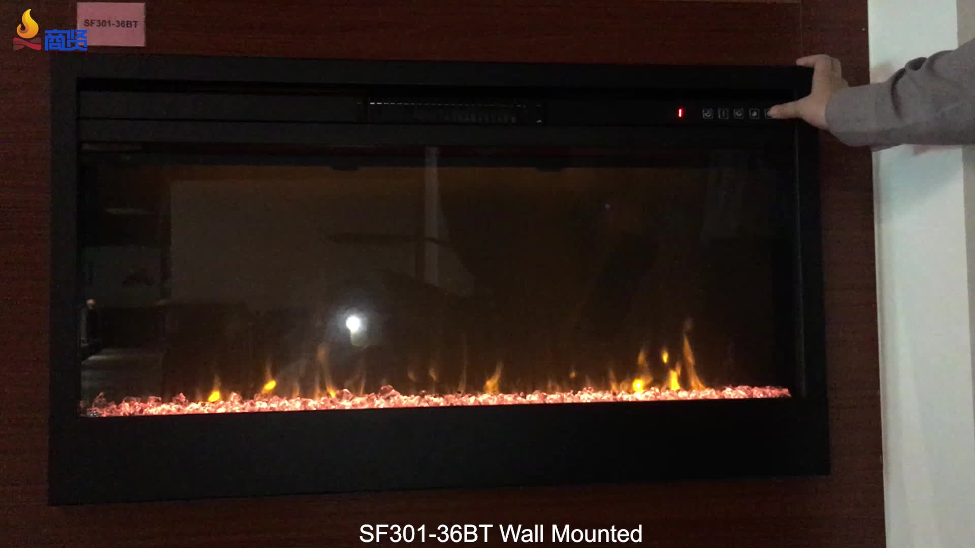 Calentador De Pared Con Control Remoto,Calefactor Eléctrico Para