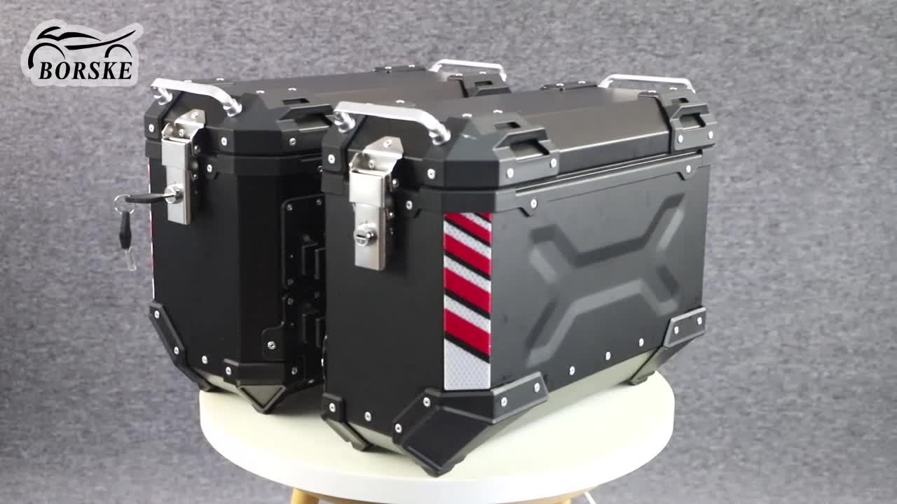 Hot Motorcycle Aluminum Case 37l Universal Motorcycle Side Box For Bmw