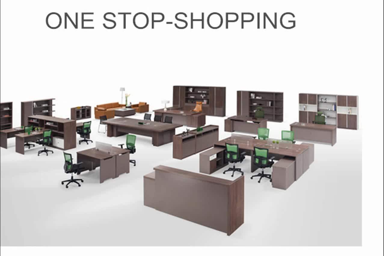 Contemporary Industrial Office Industrial Computer Workstations For 4