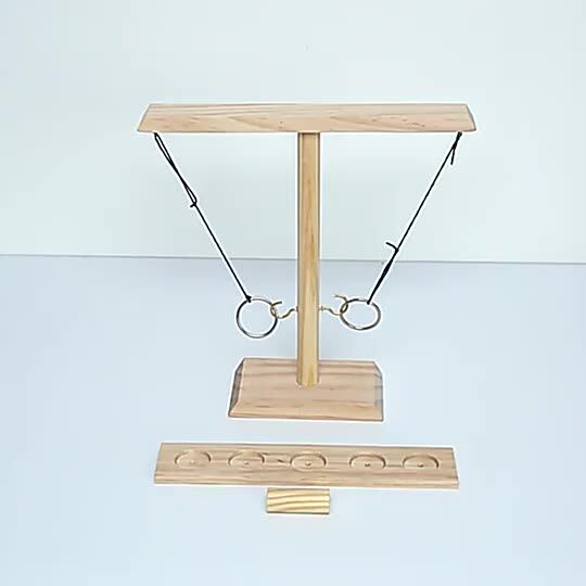 Wooden Ring Toss Game Children Adult Party Game Interactive Table Games For Family Puzzles Buy 