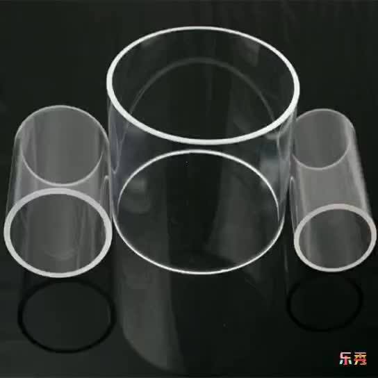 Large Diameter Quartz Glass Tube Manufacturer Fire Polishing Quartz