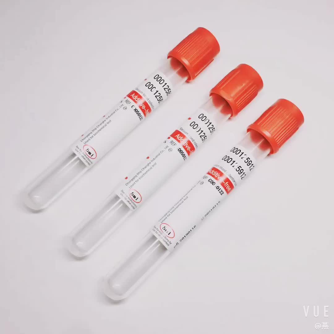 Liang He Singleuse No Additive Red Bd Vacutainer Blood Collection Tube