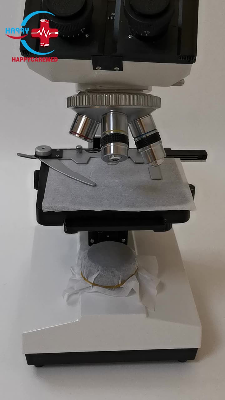 Hcb078 Medical Laboratory Binocular Microscope Biological Microscope