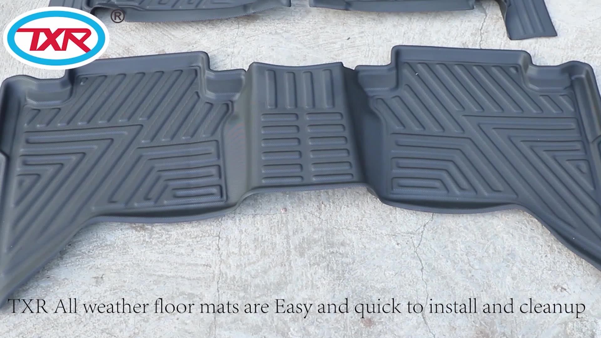 Car Accessories 3d Plastic Vehicle Universal Waterproof Tpe Car Floor