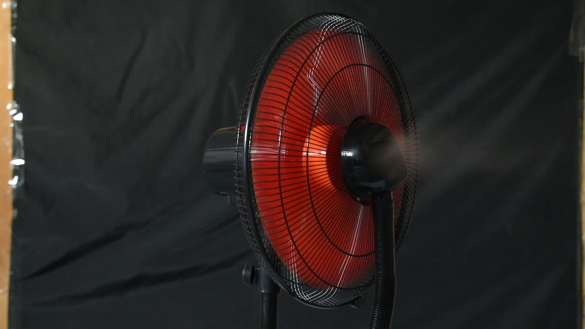 Commercial Water Spray Fans 18 Inch Electric Cooling Mist Stand Fan
