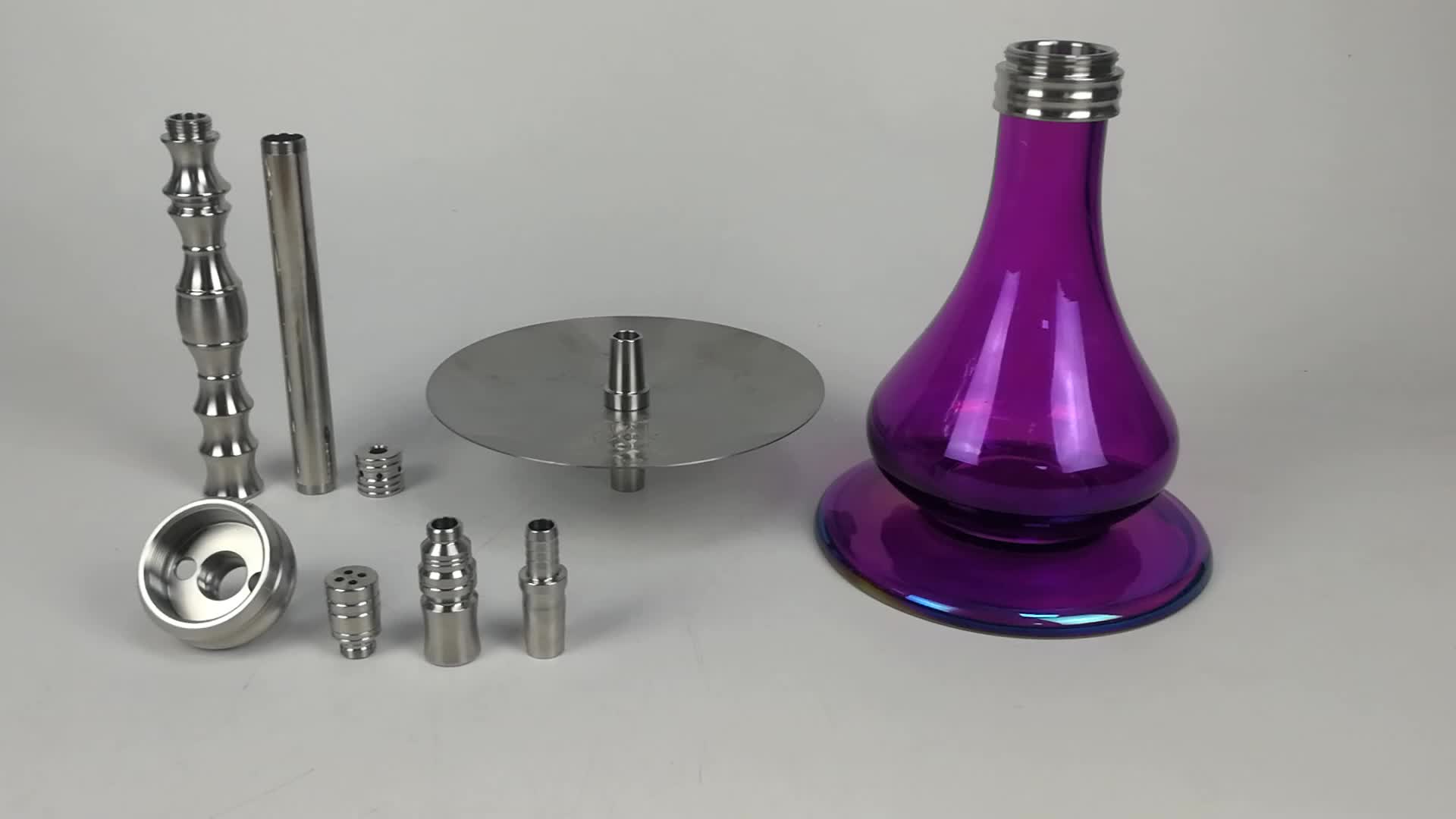 2020 Premium Shisha Edelstal Medium 304 Stainless Steel Hookah With