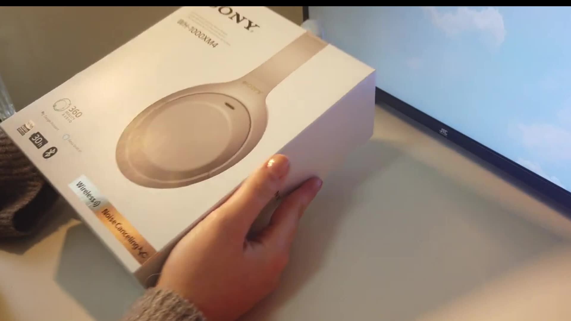 小物 Sony WH-1000XM4 Sony WH-1000XM4 Wireless Noise-Canceling Headphones - Silver