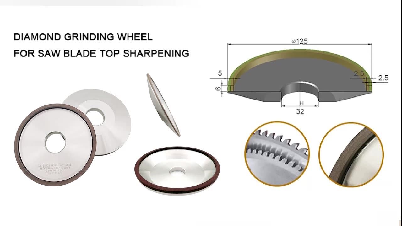 Automatic Cnc Grinder Diamond Grinding Wheel Cbn Polish Abrasive Disc