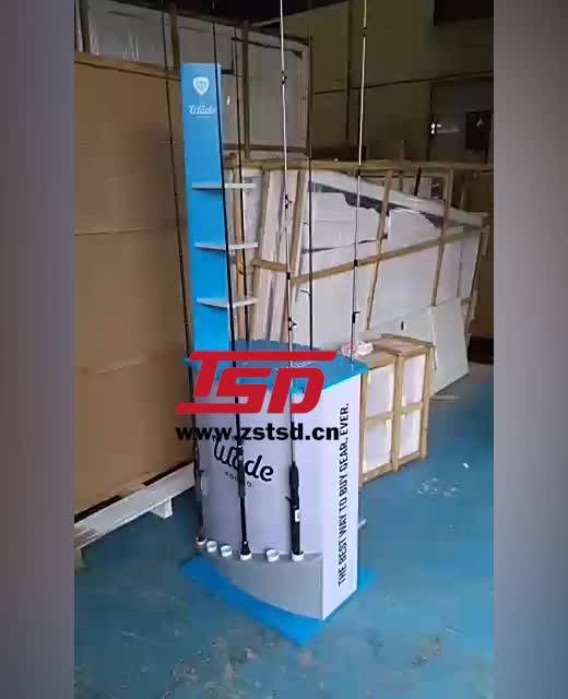 Store Fishing Rod Display Rack,Exhibition Furniture,Exhibition ...