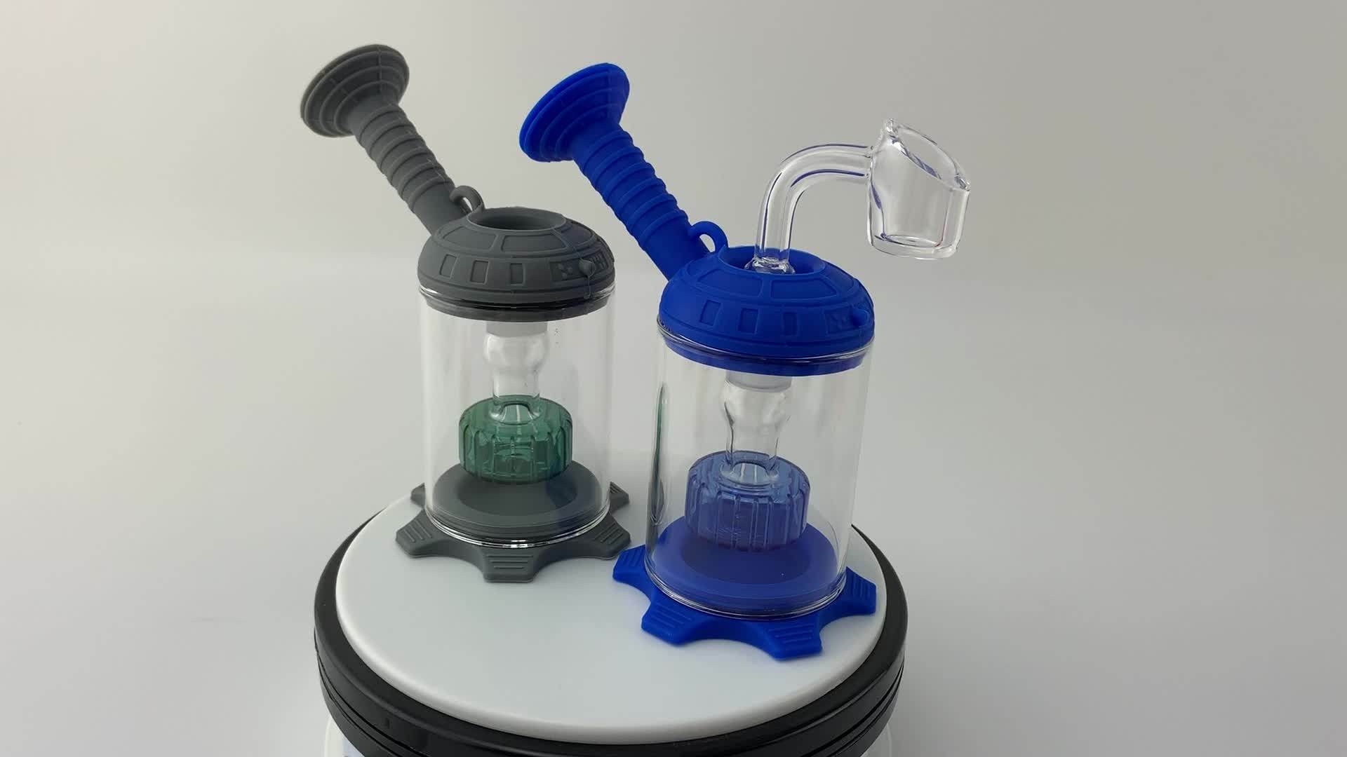 Funny Pickle Smoking Glass Pipe Cucumber Top Tobacco Hand Pipes Vs