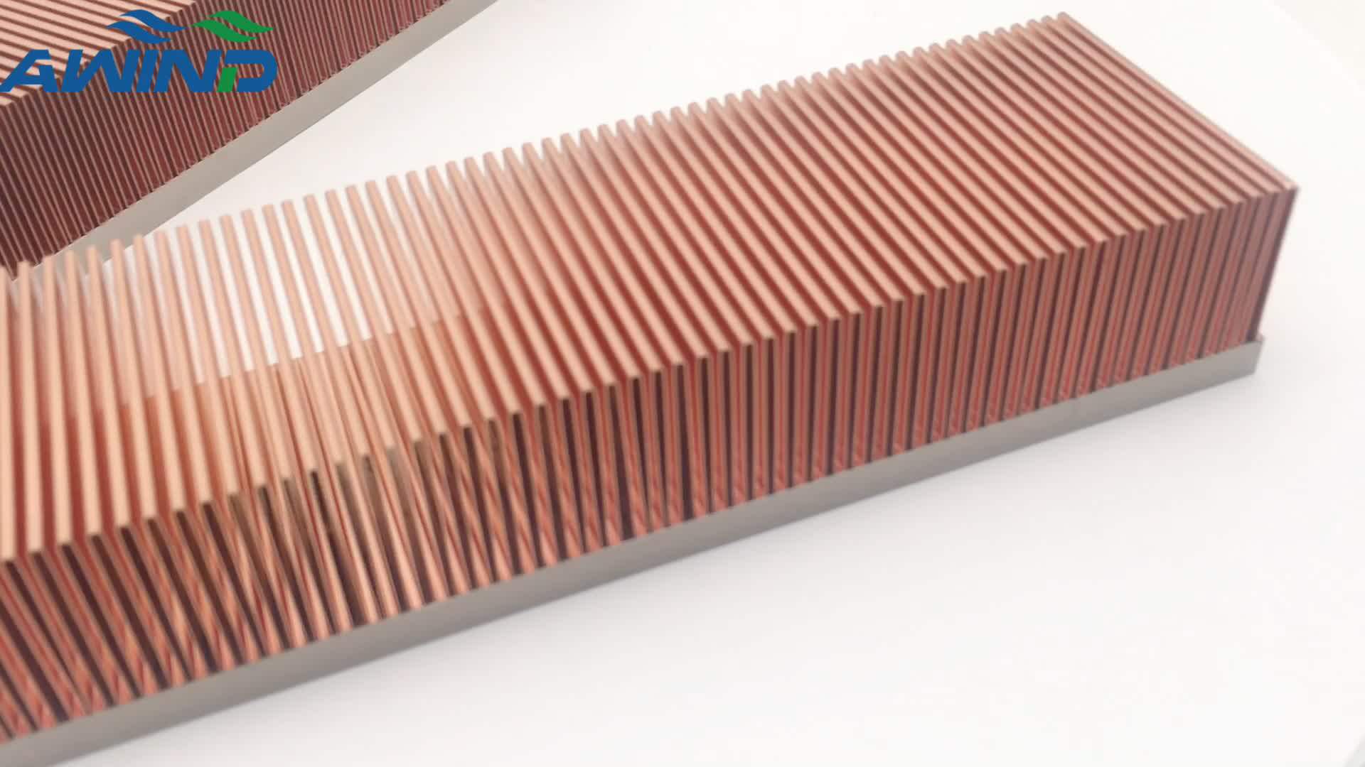 Folded Fin Heatsink Large Copper Heatsink Buy High Power,Folded Fin