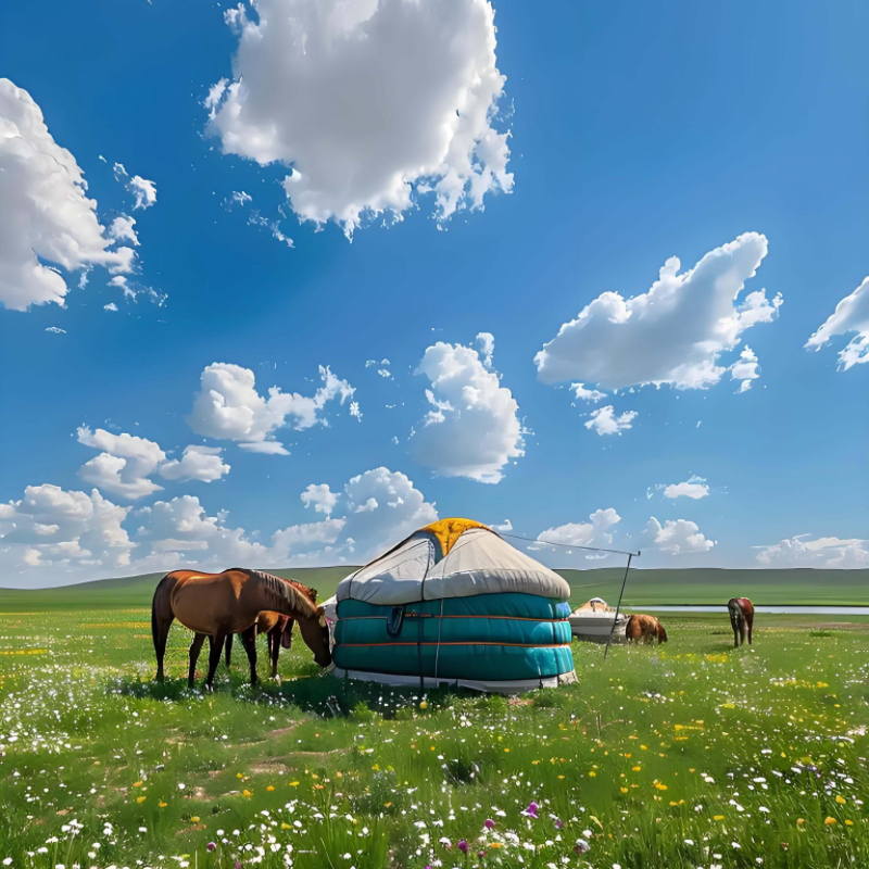 Jinlianchuan Yuanshangdu + Ulan Buteun Grassland & Hunsandak Sand Dunes · 2-Day Tour Including Meals, Horseback Riding, and Rafting