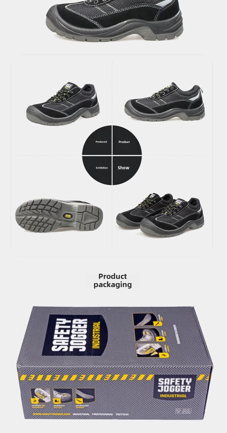 Защитная обувь 萨丁艺劳动保护鞋男士轻质透气安全鞋防摔防钉防刺防静电防滑工作鞋 Safety jogger