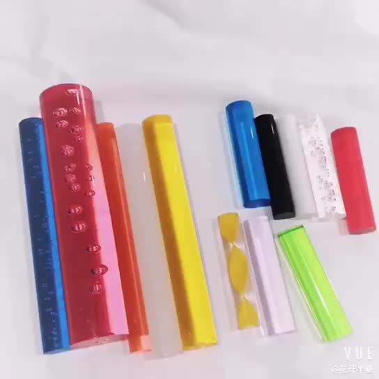 Naxilai New Design Food Grade Acrylic Walking Stick Polished Acrylic