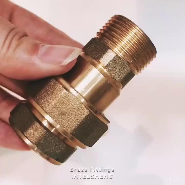 2 Way Brass Pump Fittings 1/4 Inch Male Thread Connection Buy 2 Way