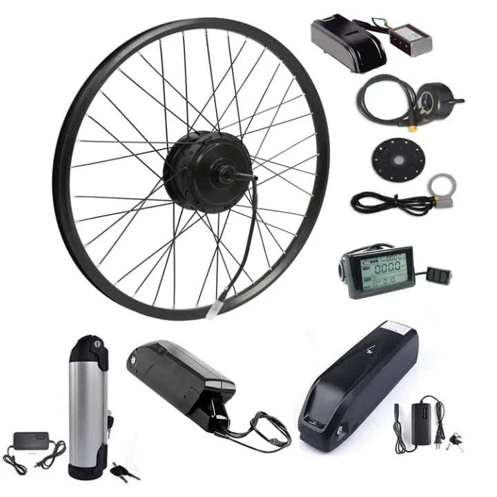 New 20 24 26 27.5 28 29 Inch 700c E Bike Conversion Kit 36v 250w Hub