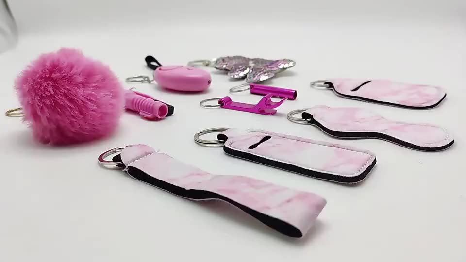 Luxury Tazer Safety Keychain Set Whole Self Defense Key Chain