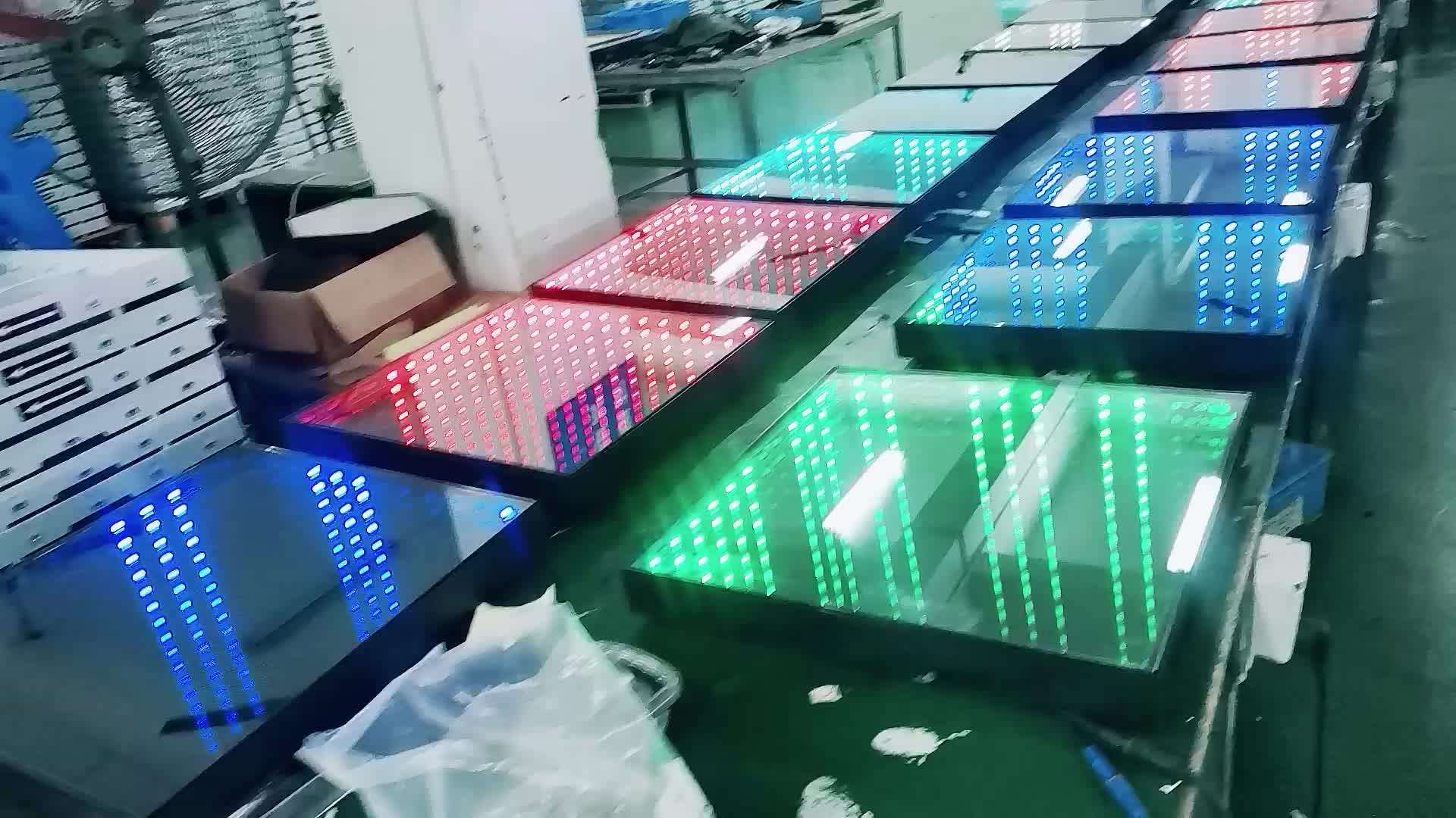 Infinity Led 3d Plexiglass Club Dance Floor Mats Panel Tiles For Sale
