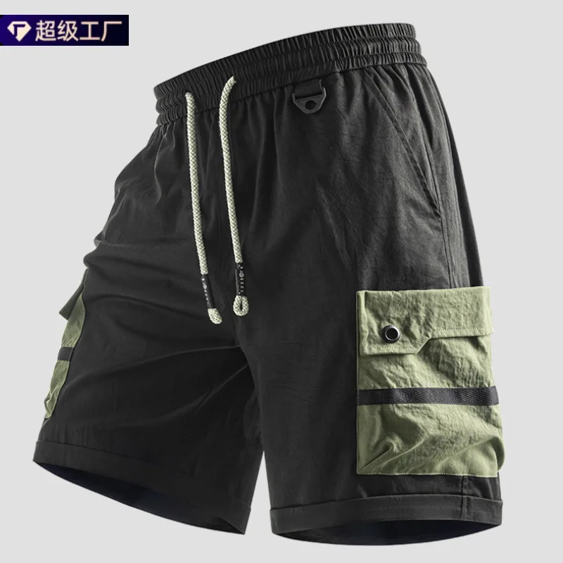 2025 Summer Large Size Foreign Trade Men's Shorts American Casual Shorts Men's Summer Quarter Pants Cross-Border Men's Pants Wholesale