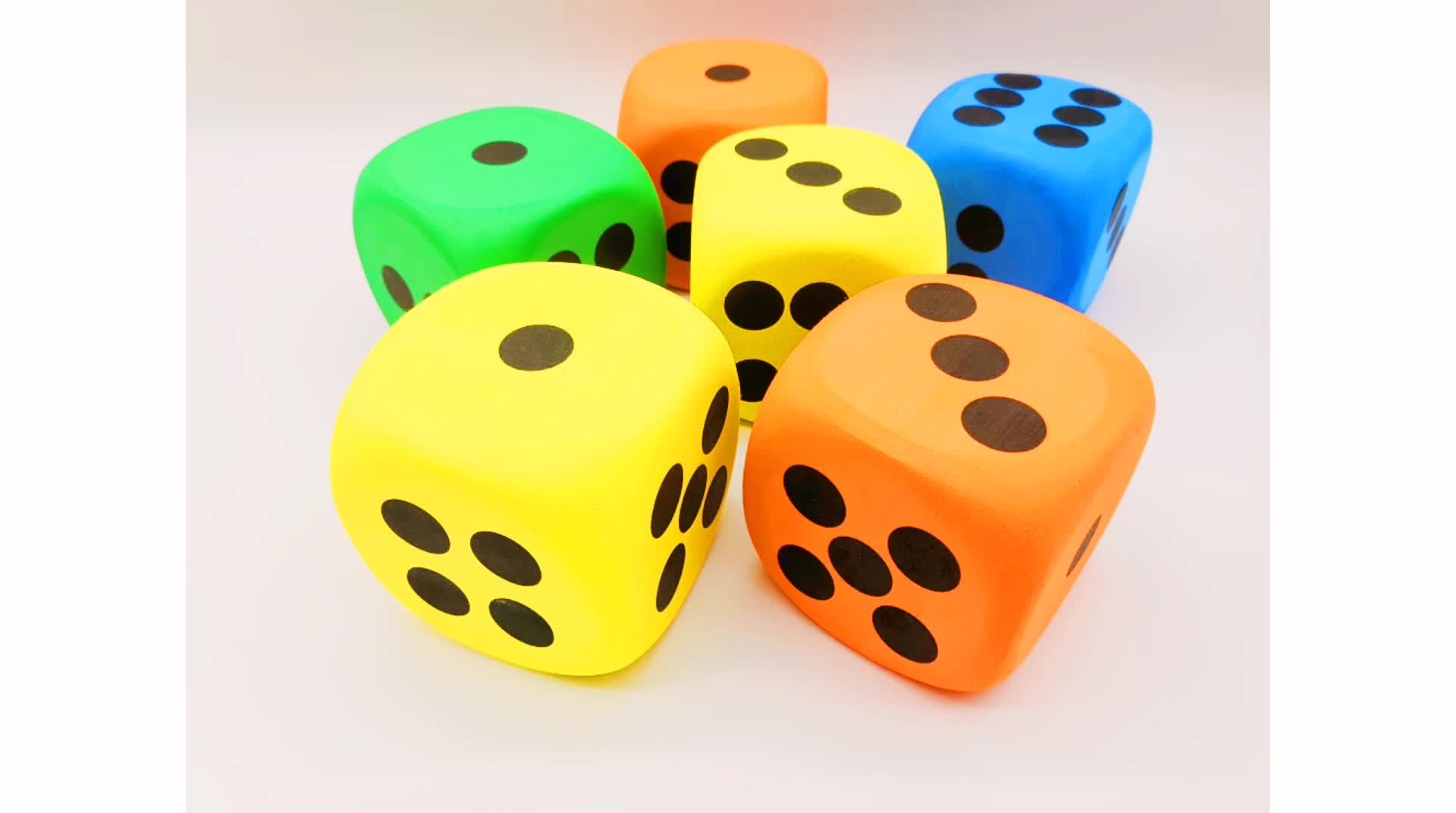 Jumbo Eva Foam Dice( 8cm) Popular Exquisite Workmanship Top Quality