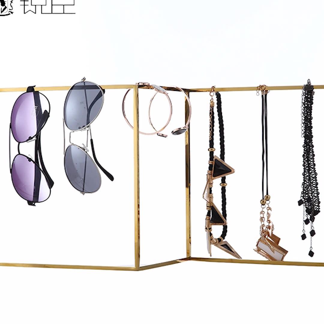 Retail Store 3 Tiers Velvet Jewellery Display Stands For Shops Bracelet