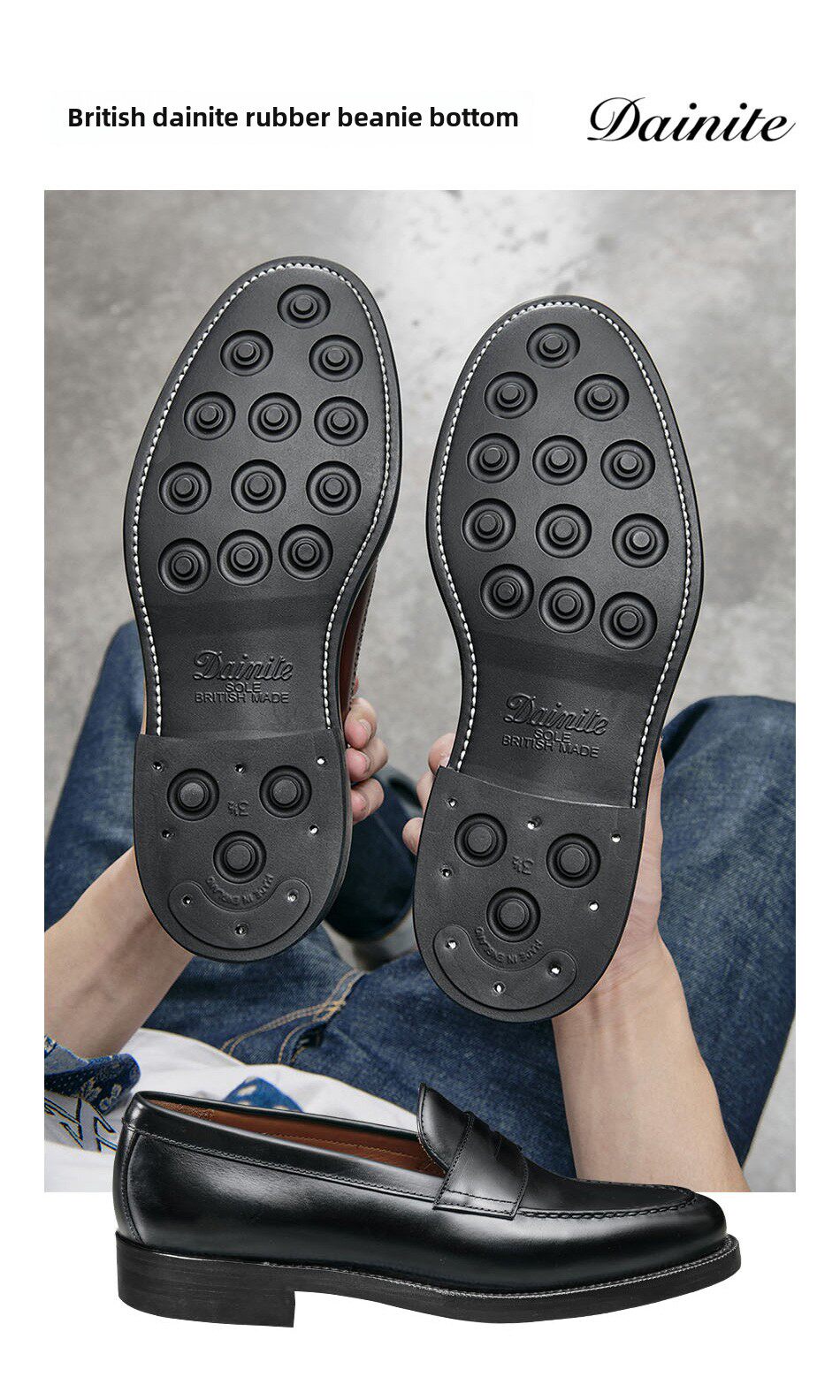 Лок Фу обувь горох обувь 玩uk11 uk last！德国万哈美小牛皮经典男士真皮休闲乐福鞋 Playing tired child