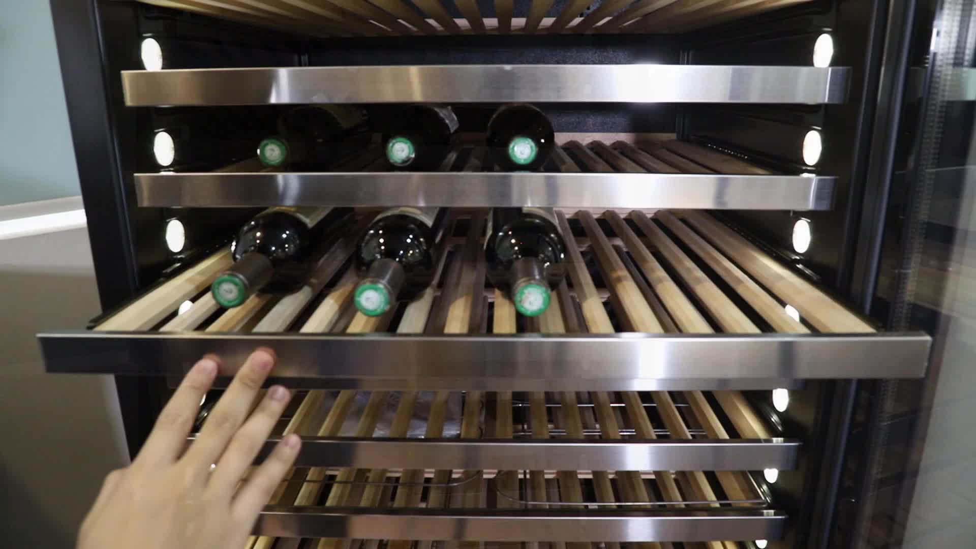 Hot Sale Large Capacity Inverter Compressor Wine Cooler/bottle Cooler