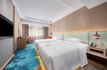 Guangzhou Pearl River New Town Tianhe Park MTR Station Lixi Hotel Seal Pleasing Double Bed Room