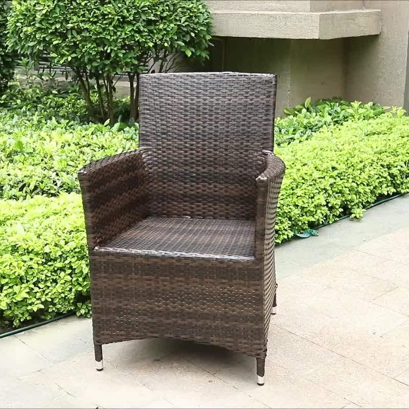 Garden Furniture Rattan Wicker Chairs Outdoor Leisure Dining