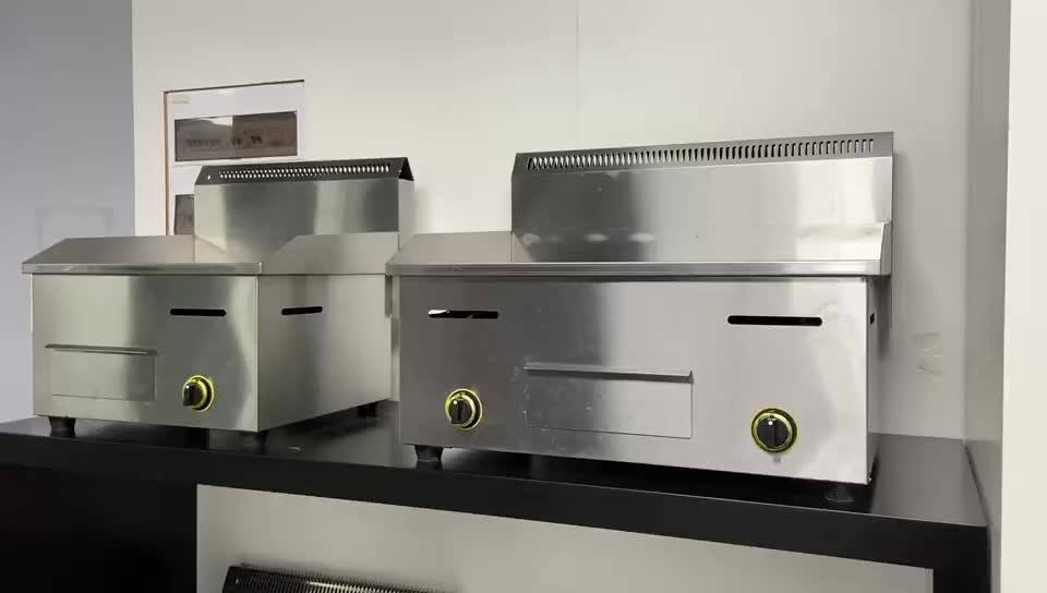 Commercial Teppanyaki Steak Grill Shredded Gas Grills Oven Stainless