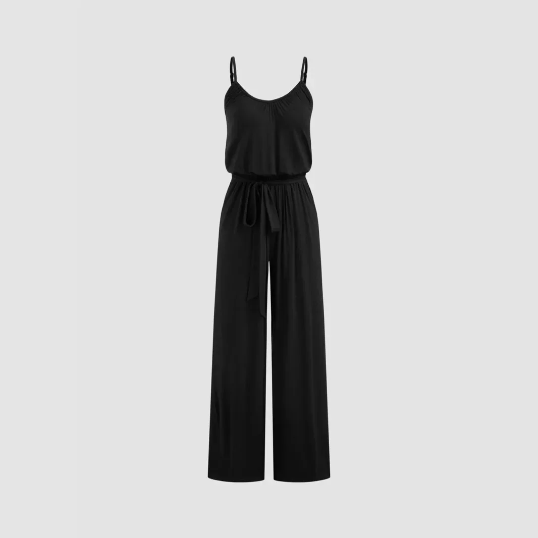 2025 Spring and Summer New Casual Fashion suit Sexy Backless Slim-Fit Pants European and American Straight Pants suit